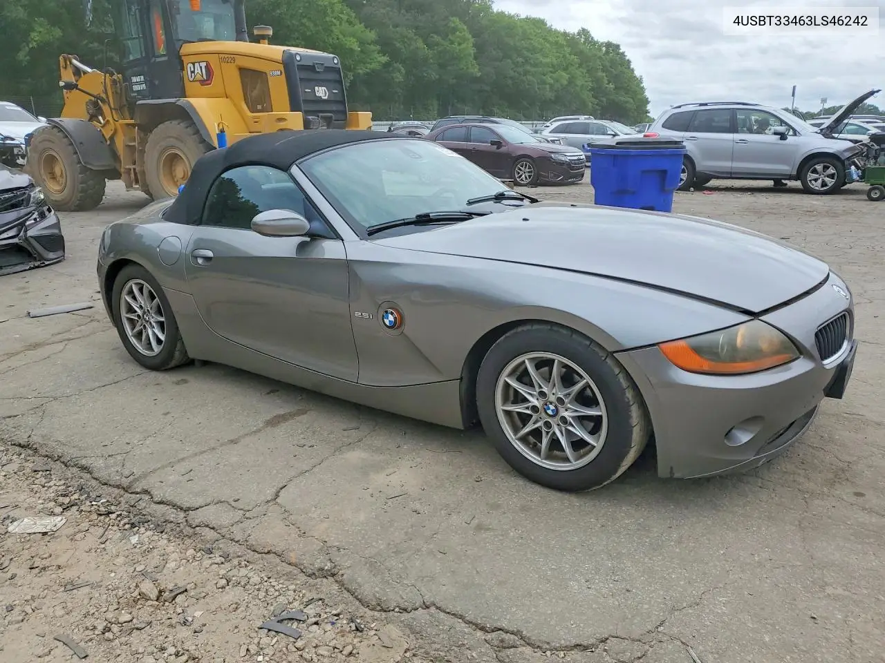 2003 BMW Z4 2.5 VIN: 4USBT33463LS46242 Lot: 52645546