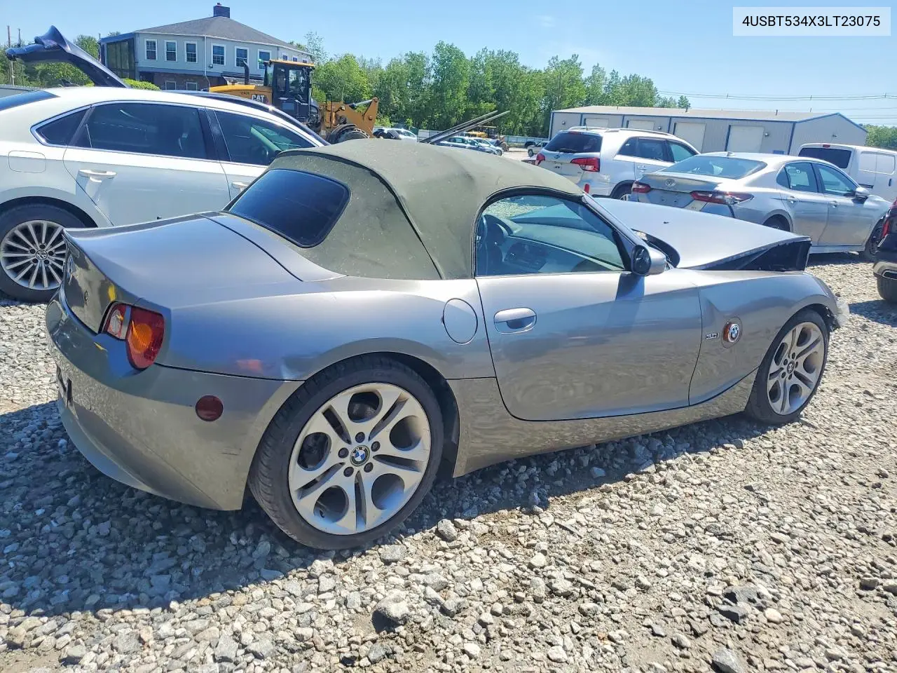 2003 BMW Z4 3.0 VIN: 4USBT534X3LT23075 Lot: 54462896