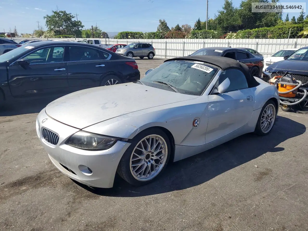 2003 BMW Z4 2.5 VIN: 4USBT33413LS46942 Lot: 56266206