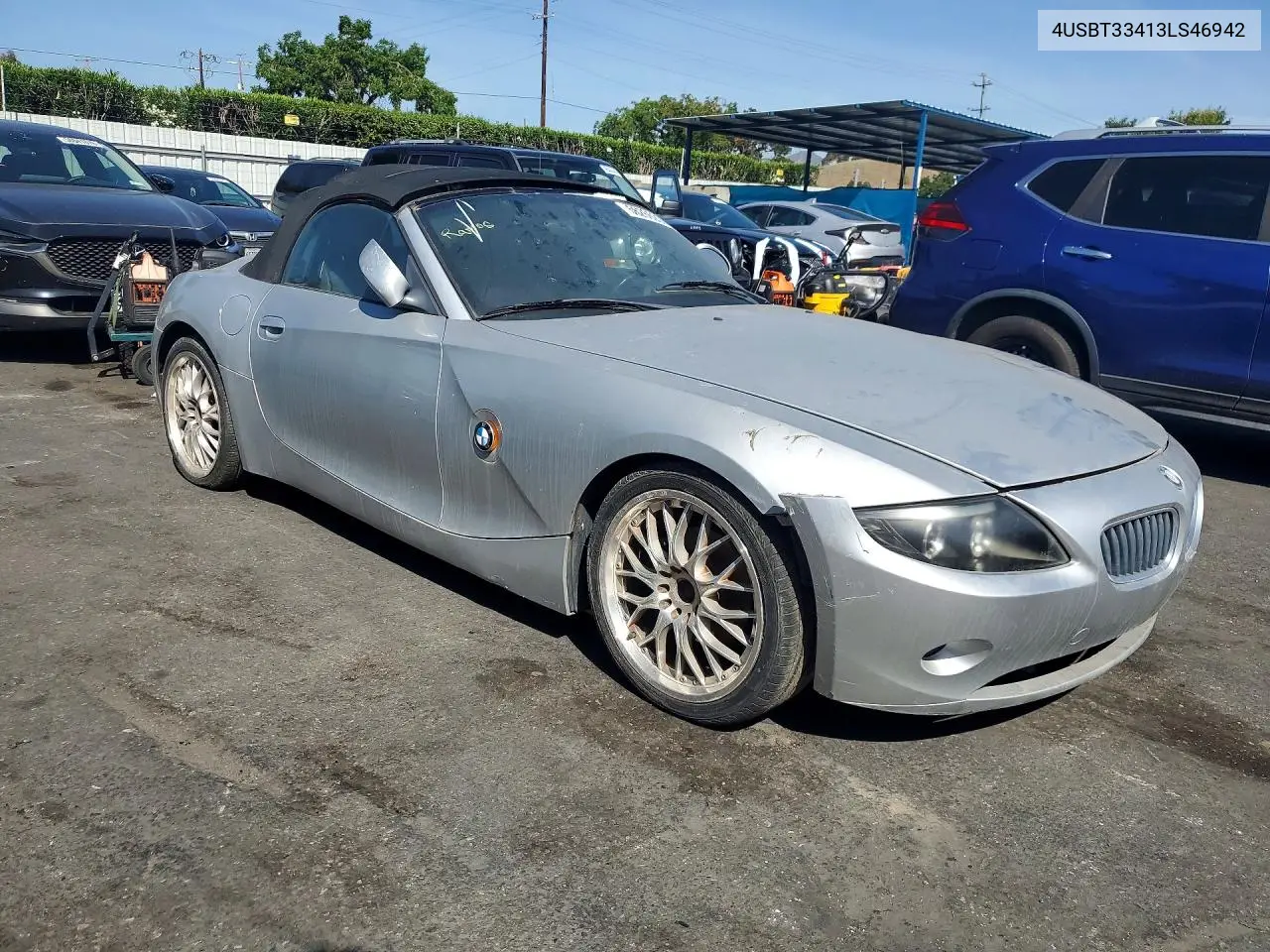 2003 BMW Z4 2.5 VIN: 4USBT33413LS46942 Lot: 56266206