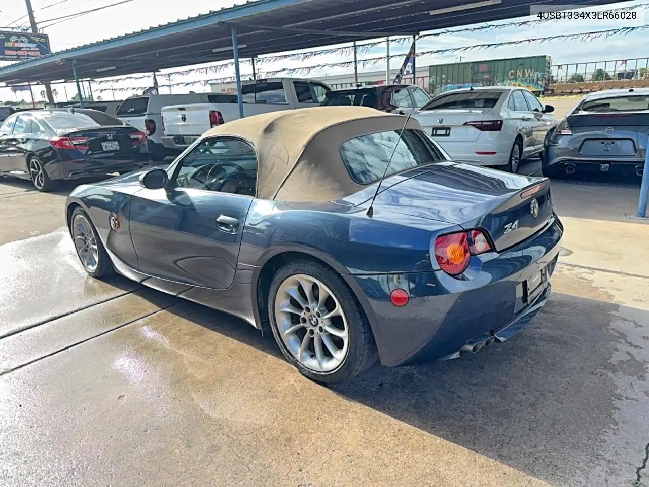 2003 BMW Z4 2.5 VIN: 4USBT334X3LR66028 Lot: 56701666
