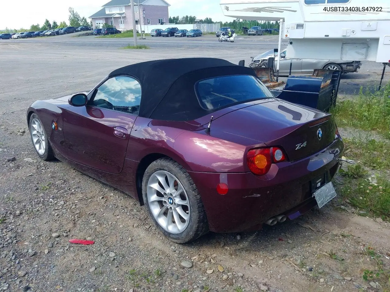 2003 BMW Z4 2.5 VIN: 4USBT33403LS47922 Lot: 58054746