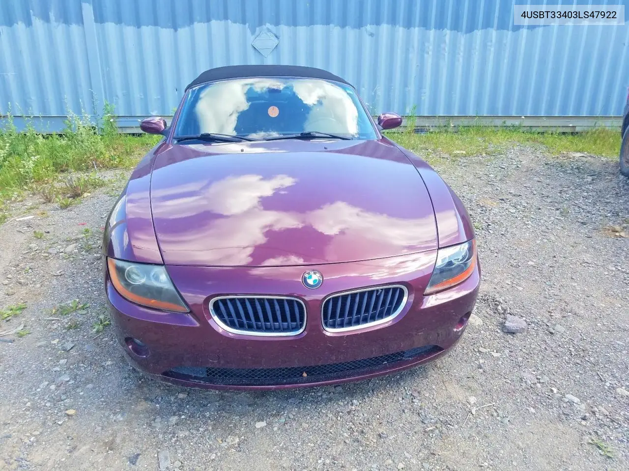 2003 BMW Z4 2.5 VIN: 4USBT33403LS47922 Lot: 58054746