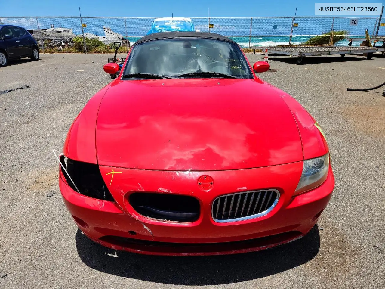 2003 BMW Z4 3.0 VIN: 4USBT53463LT23560 Lot: 58156546