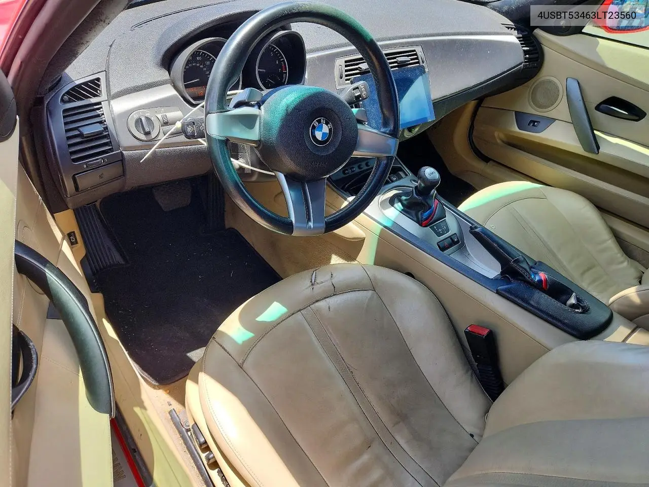 2003 BMW Z4 3.0 VIN: 4USBT53463LT23560 Lot: 58156546