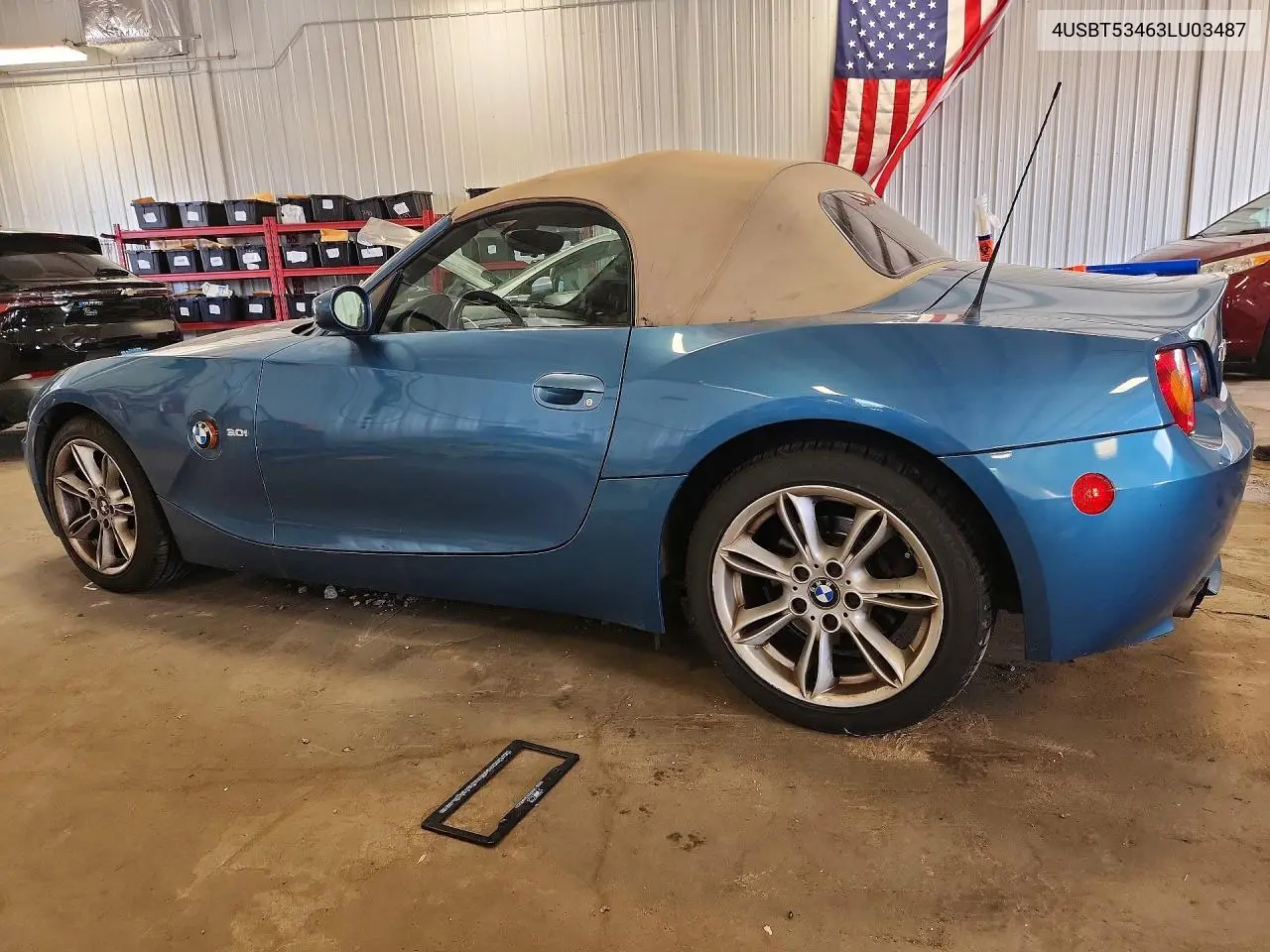 2003 BMW Z4 3.0 VIN: 4USBT53463LU03487 Lot: 60233146