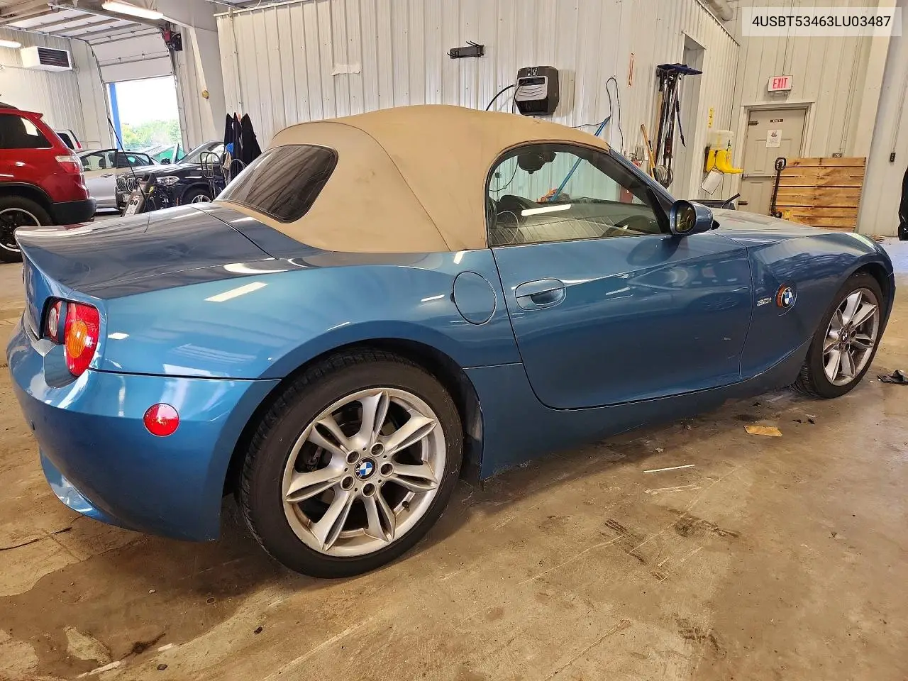 2003 BMW Z4 3.0 VIN: 4USBT53463LU03487 Lot: 60233146