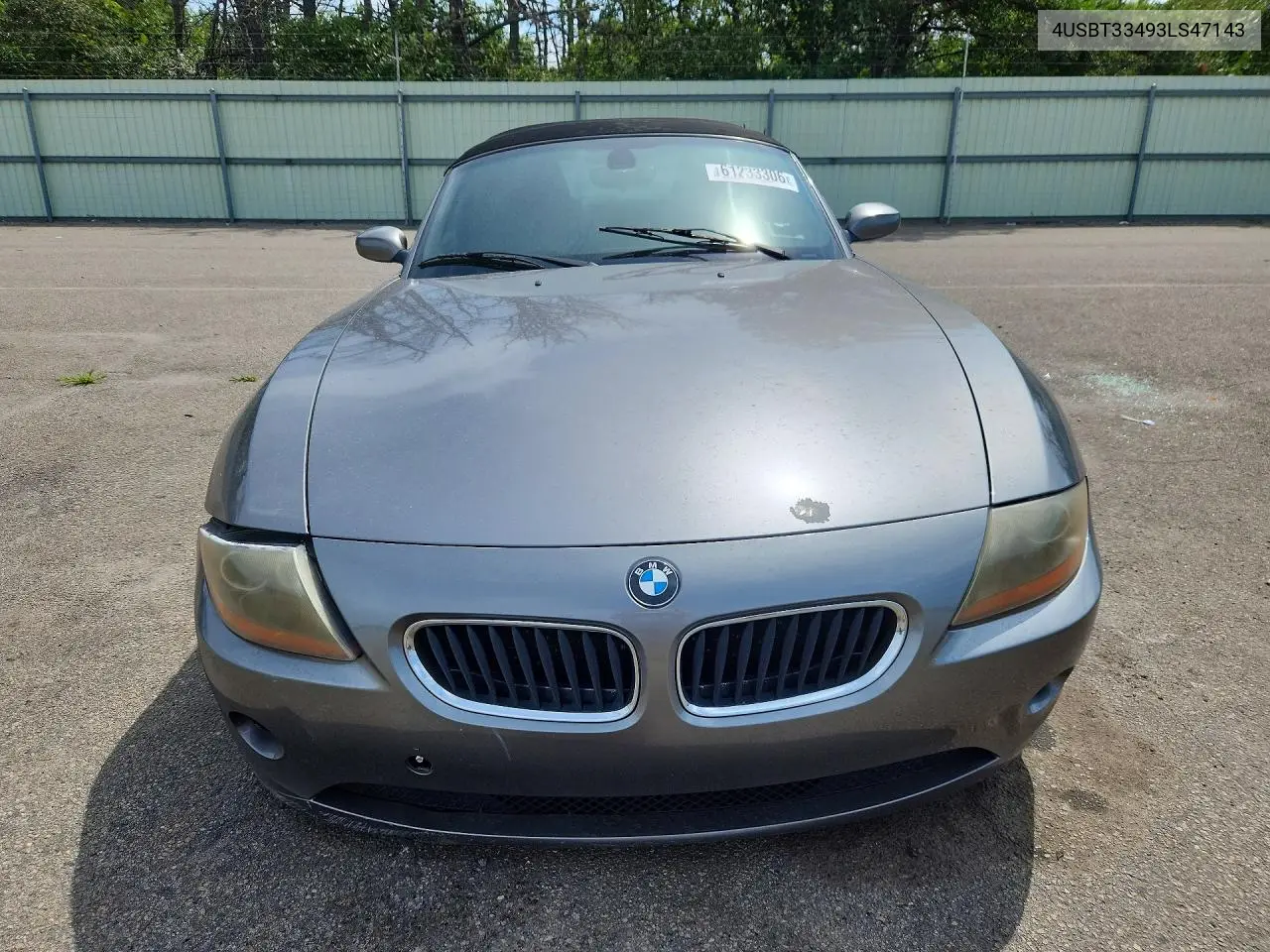 2003 BMW Z4 2.5 VIN: 4USBT33493LS47143 Lot: 61233306