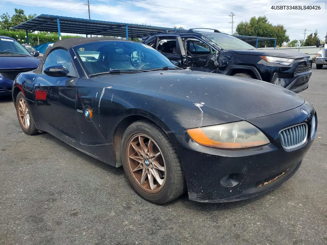 2003 BMW Z4 2.5 VIN: 4USBT33483LS40426 Lot: 62004316