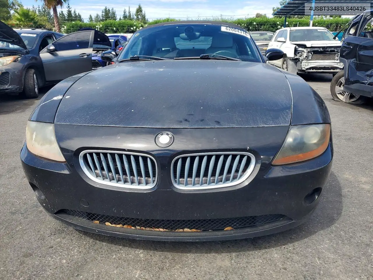 2003 BMW Z4 2.5 VIN: 4USBT33483LS40426 Lot: 62004316
