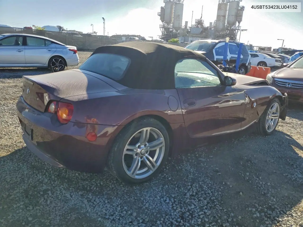 2003 BMW Z4 3.0 VIN: 4USBT53423LU04152 Lot: 94419955