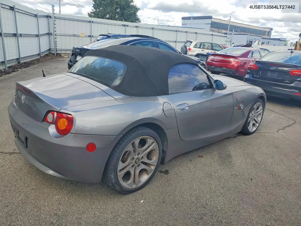 2004 BMW Z4 3.0 VIN: 4USBT53564LT27442 Lot: 57148646