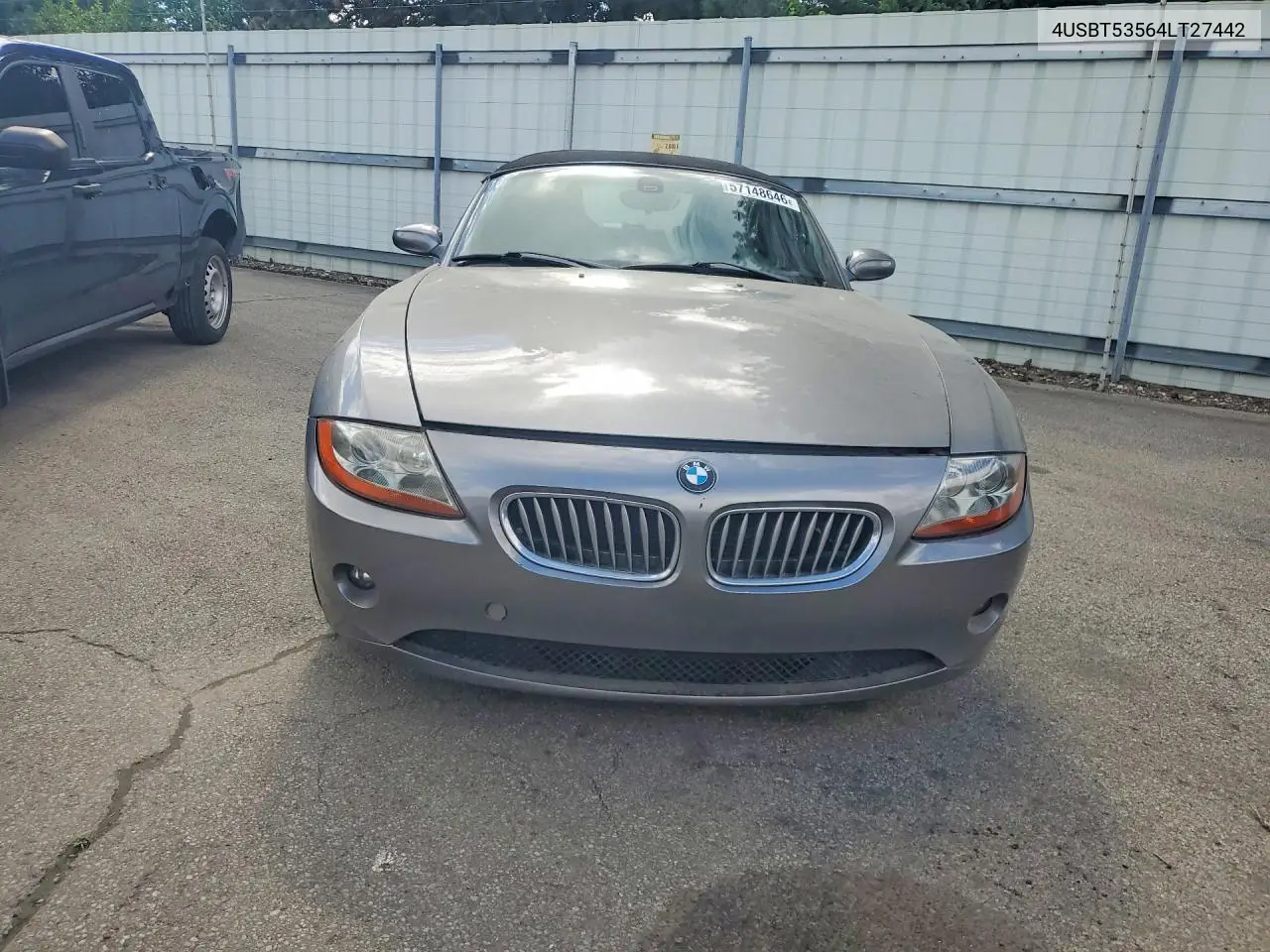 2004 BMW Z4 3.0 VIN: 4USBT53564LT27442 Lot: 57148646