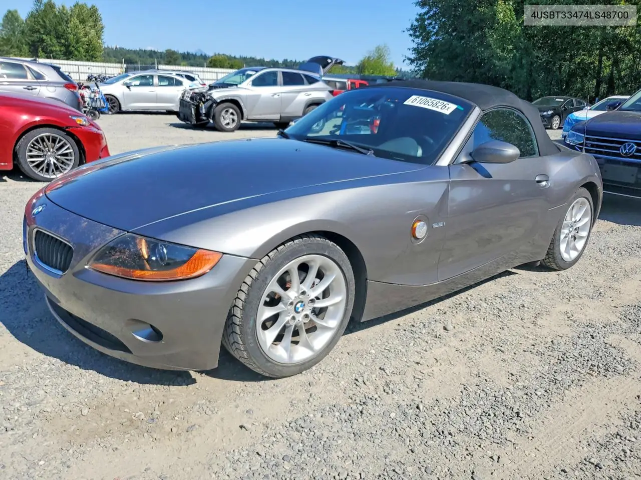 2004 BMW Z4 2.5 VIN: 4USBT33474LS48700 Lot: 61065826