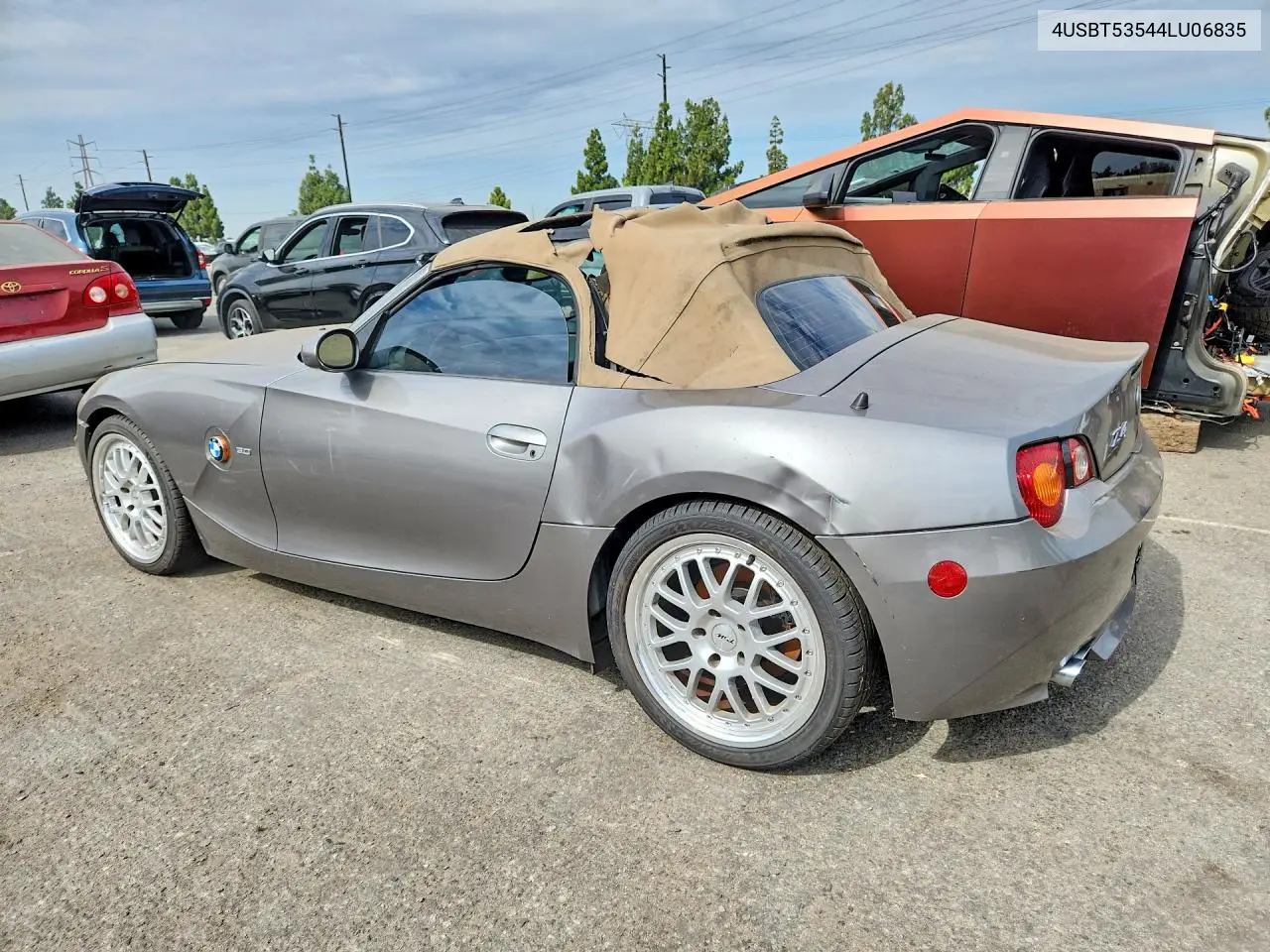2004 BMW Z4 VIN: 4USBT53544LU06835 Lot: 61782906