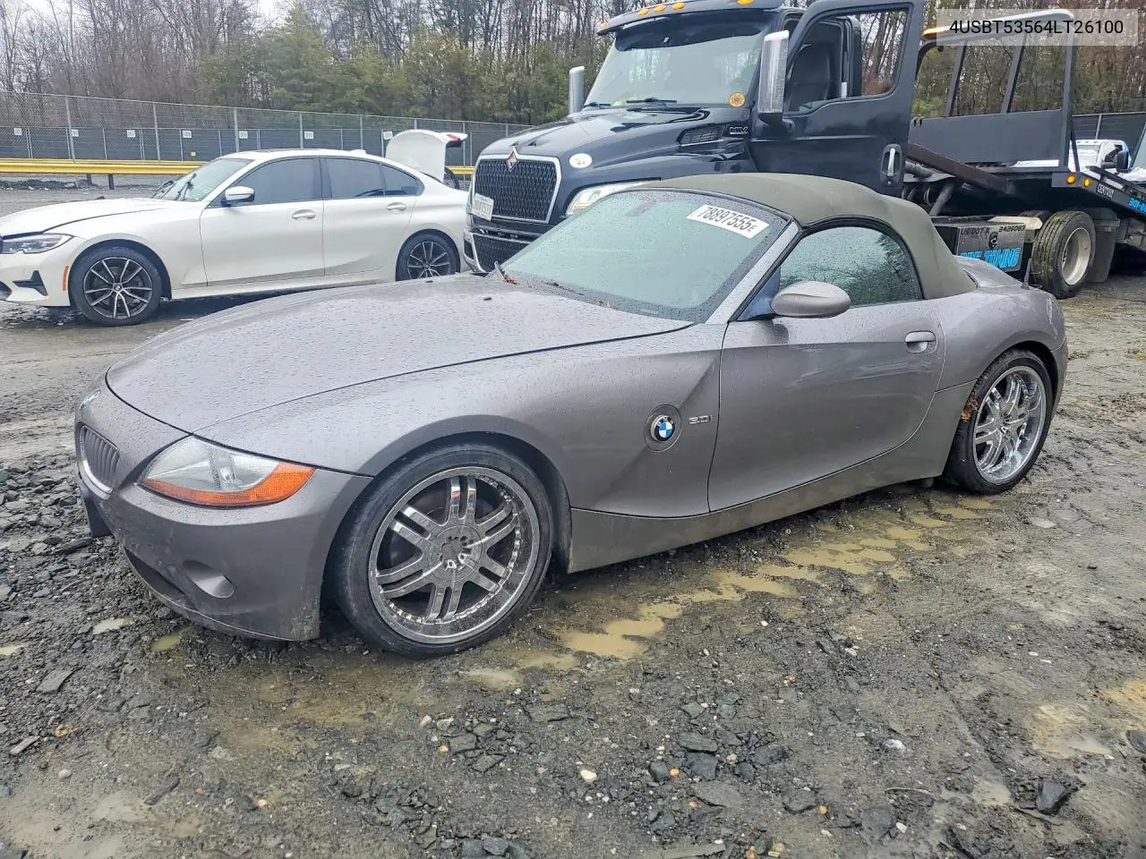 2004 BMW Z4 3.0 VIN: 4USBT53564LT26100 Lot: 78897555
