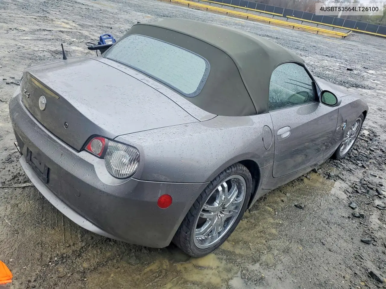 2004 BMW Z4 3.0 VIN: 4USBT53564LT26100 Lot: 78897555