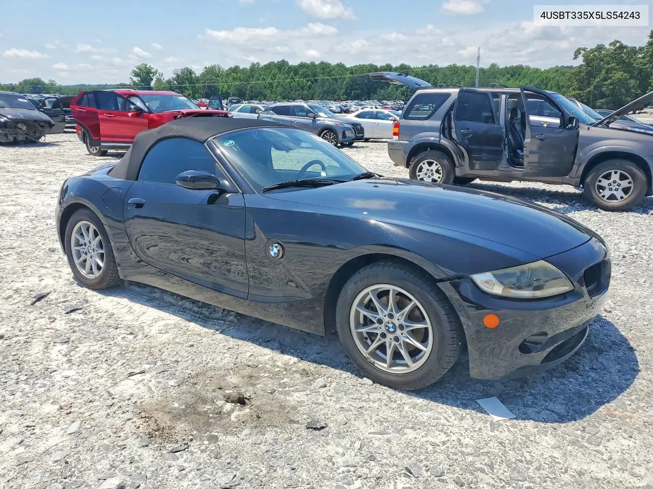2005 BMW Z4 2.5 VIN: 4USBT335X5LS54243 Lot: 55534076