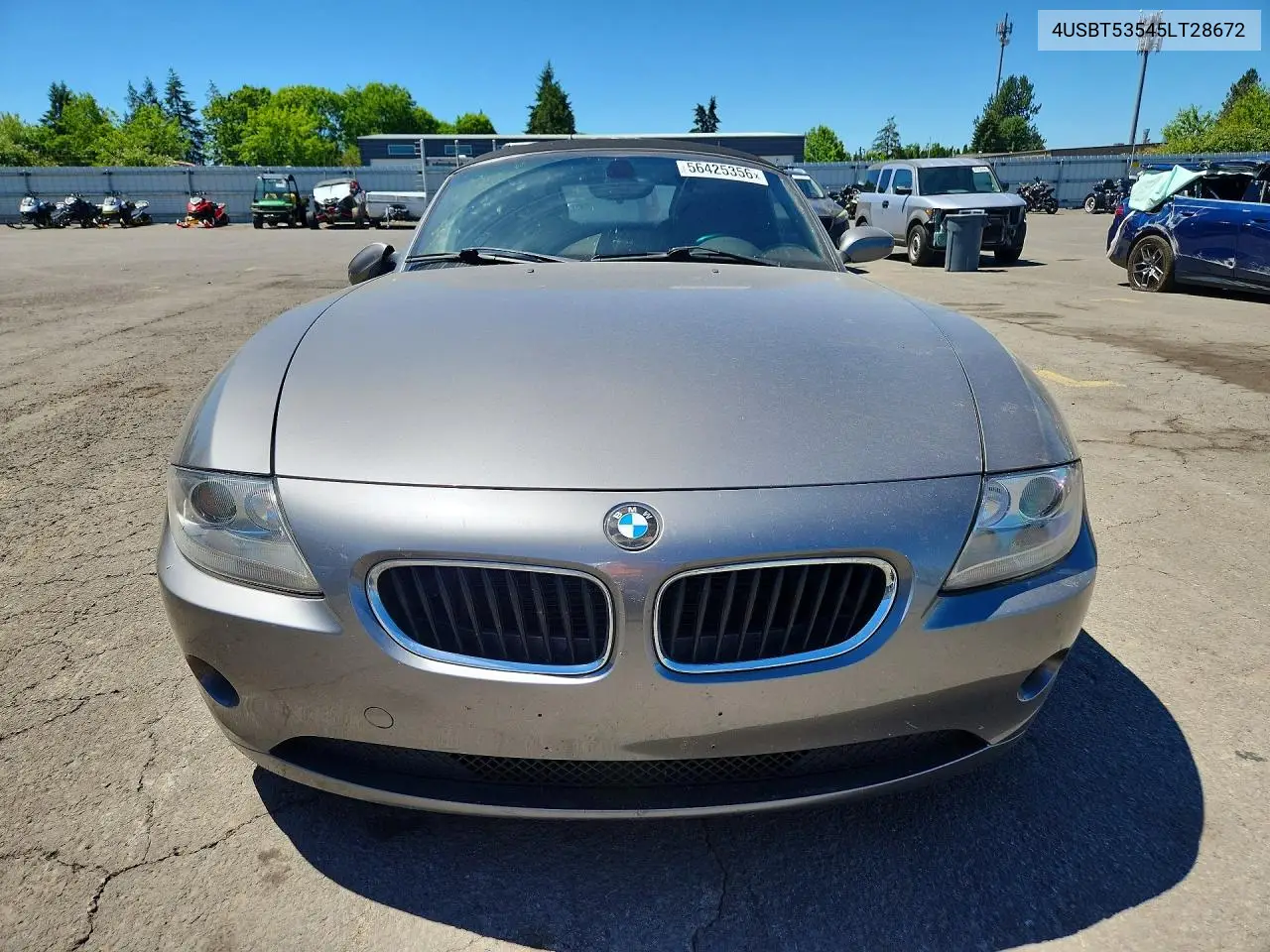 2005 BMW Z4 3.0 VIN: 4USBT53545LT28672 Lot: 56425356