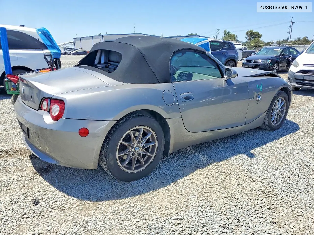 2005 BMW Z4 2.5 VIN: 4USBT33505LR70911 Lot: 60641636