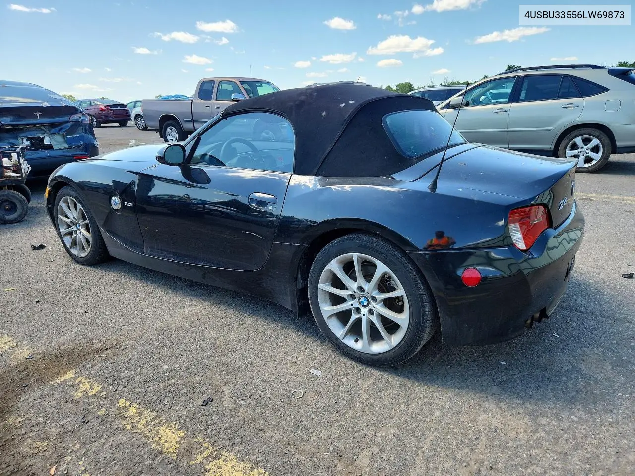 2006 BMW Z4 3.0 VIN: 4USBU33556LW69873 Lot: 55542696