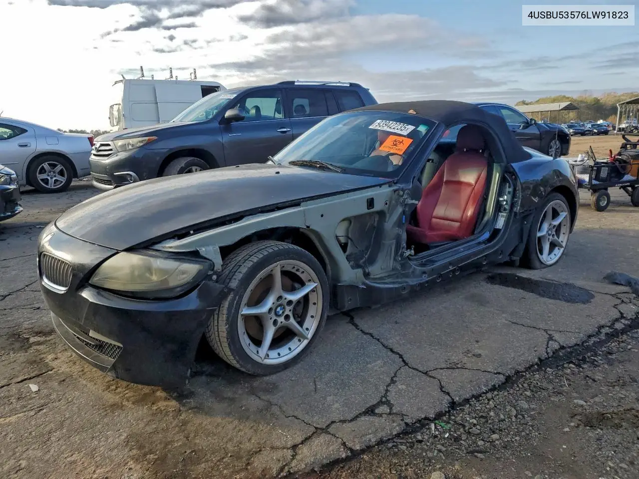 2006 BMW Z4 3.0Si VIN: 4USBU53576LW91823 Lot: 55749856