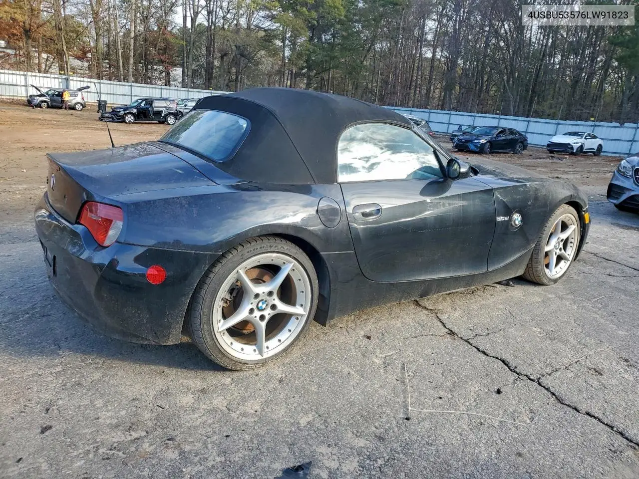2006 BMW Z4 3.0Si VIN: 4USBU53576LW91823 Lot: 55749856