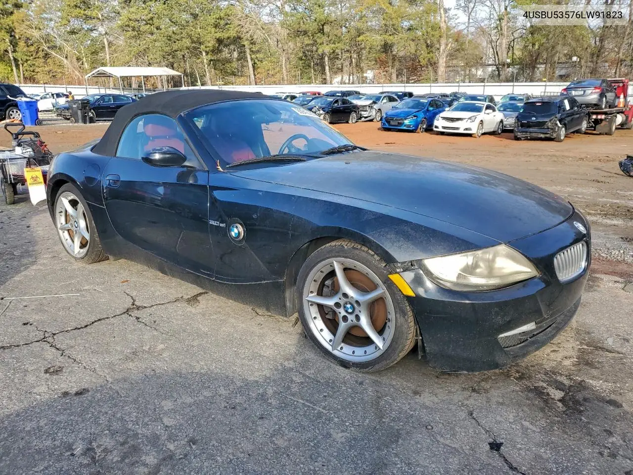 2006 BMW Z4 3.0Si VIN: 4USBU53576LW91823 Lot: 55749856