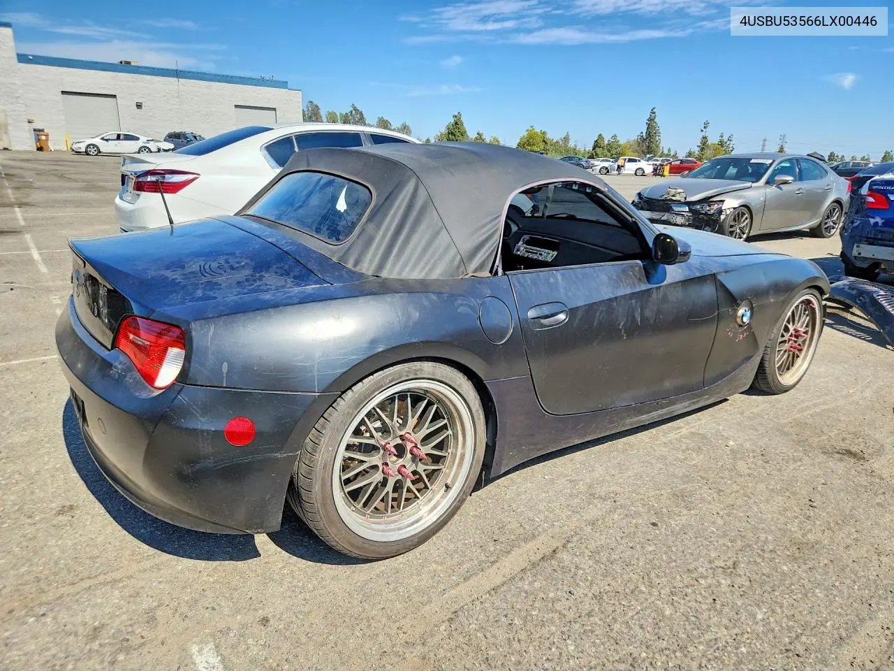 2006 BMW Z4 3.0Si VIN: 4USBU53566LX00446 Lot: 56758056