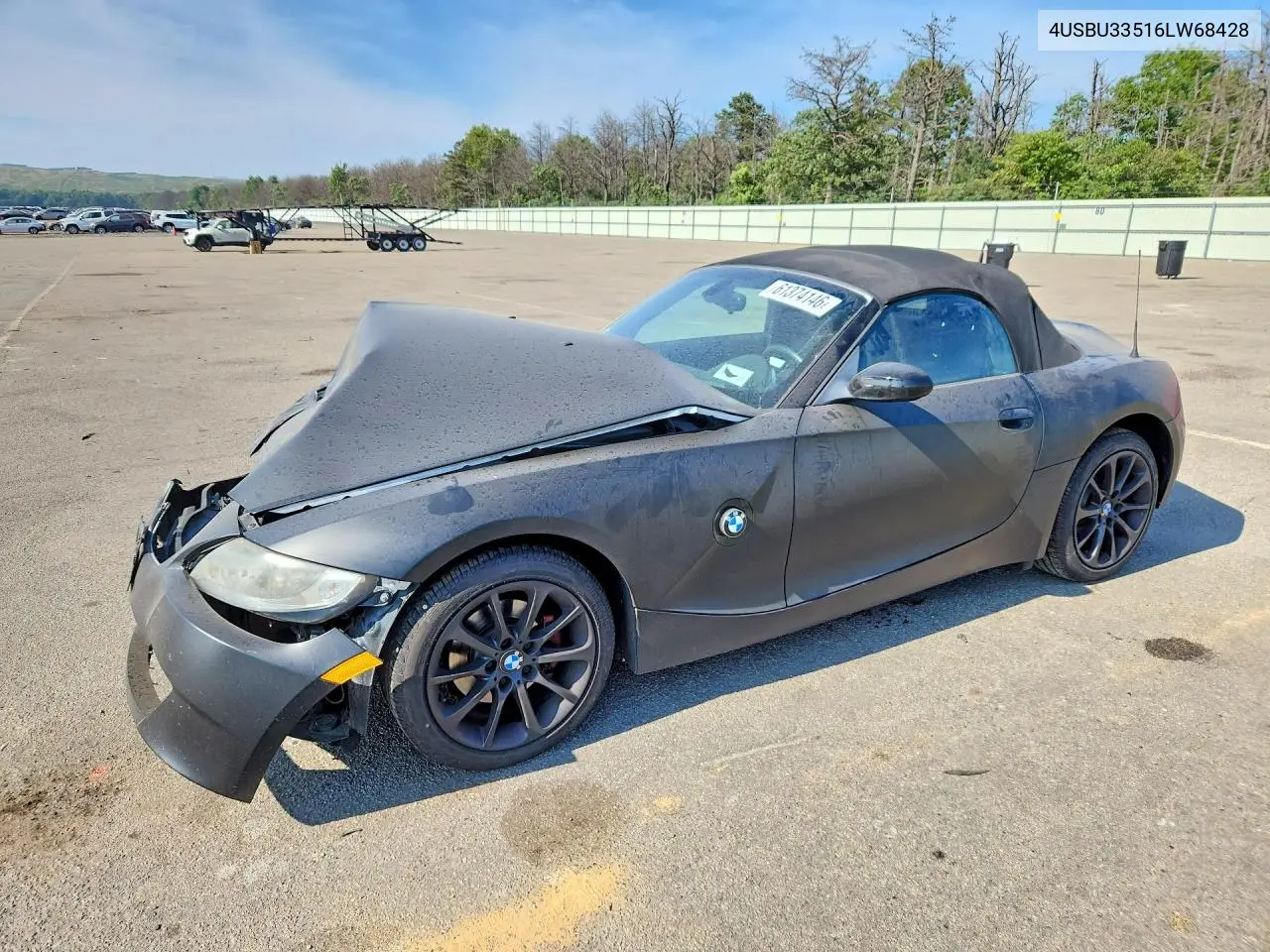 2006 BMW Z4 3.0 VIN: 4USBU33516LW68428 Lot: 61374146
