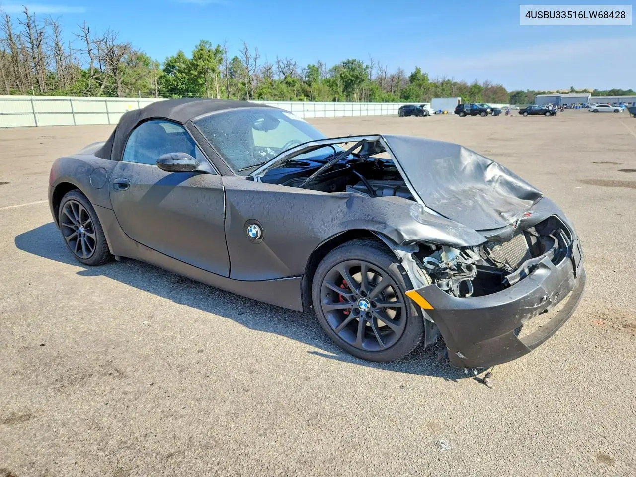 2006 BMW Z4 3.0 VIN: 4USBU33516LW68428 Lot: 61374146