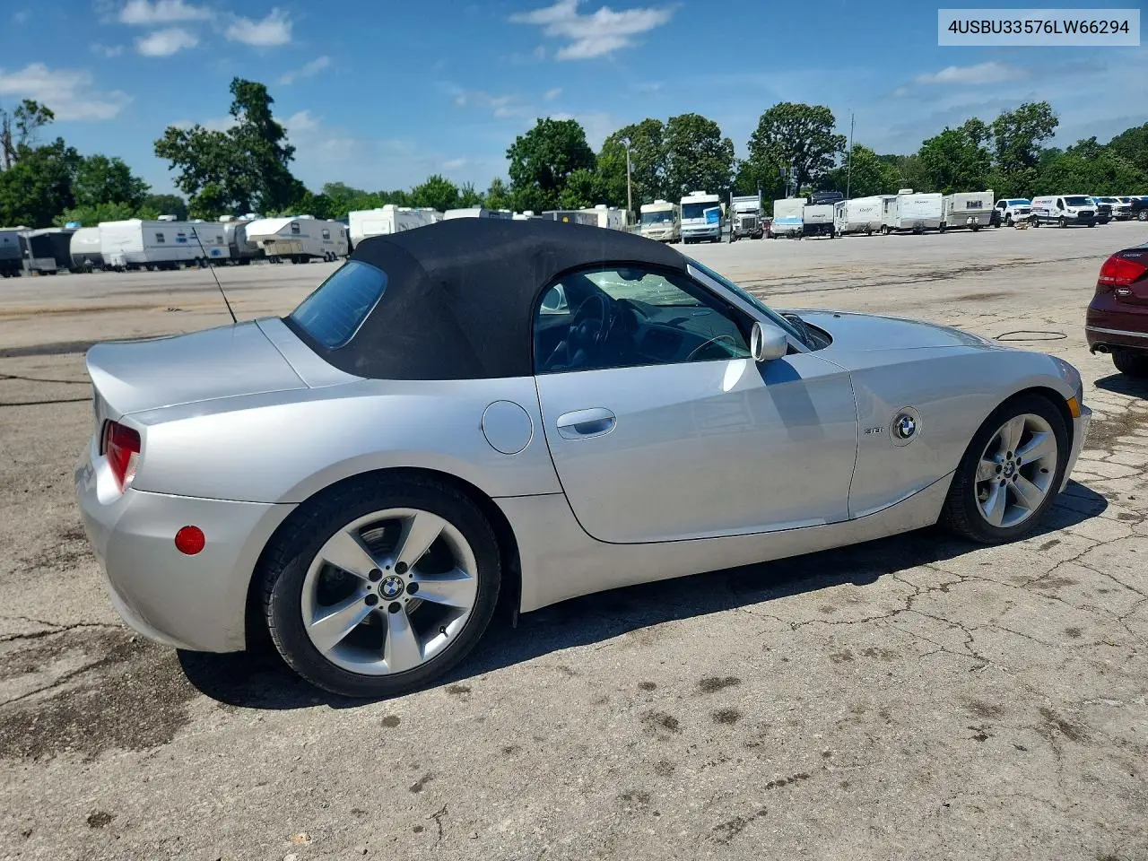 2006 BMW Z4 3.0 VIN: 4USBU33576LW66294 Lot: 85603935