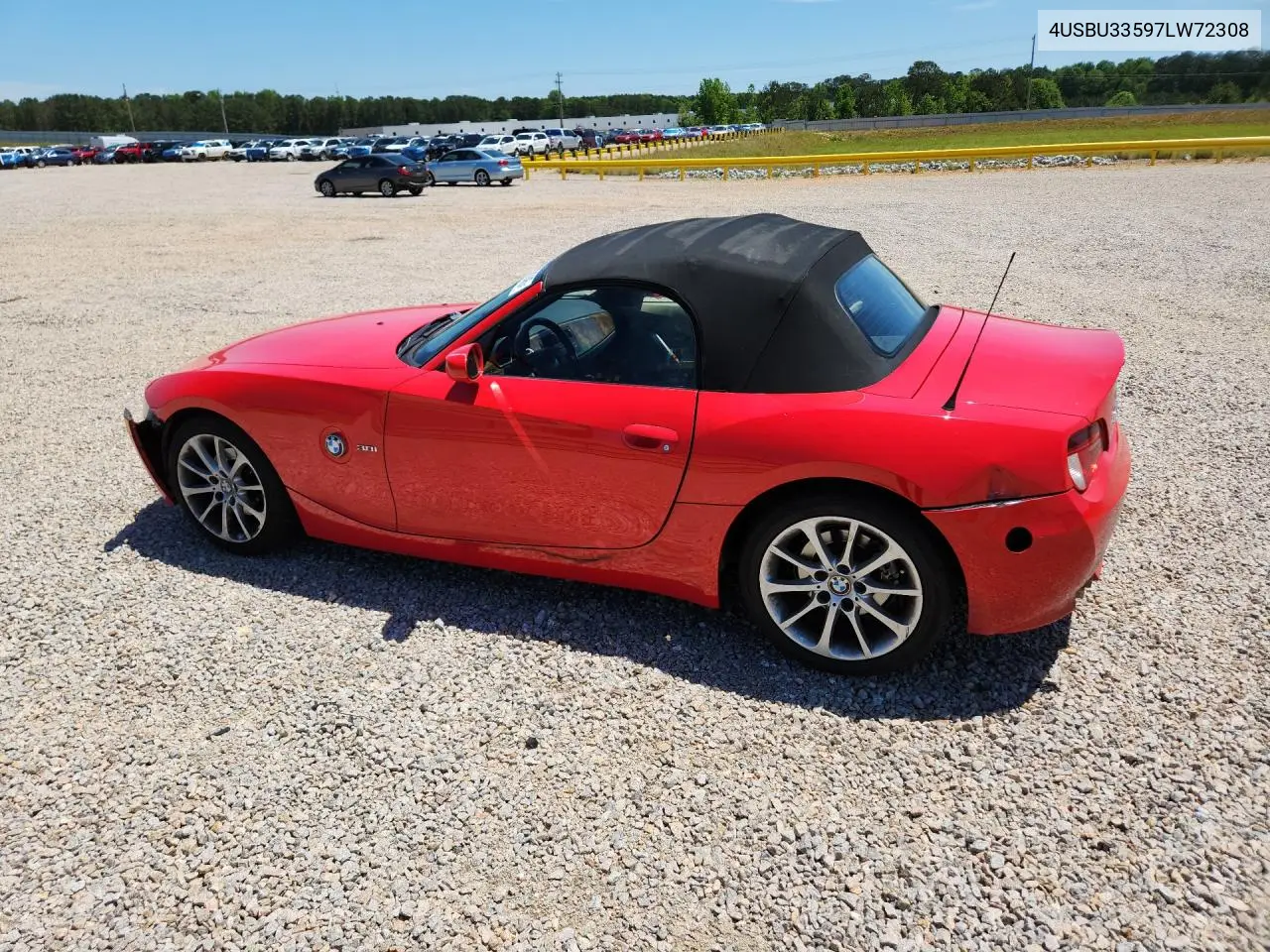 2007 BMW Z4 3.0 VIN: 4USBU33597LW72308 Lot: 52222146