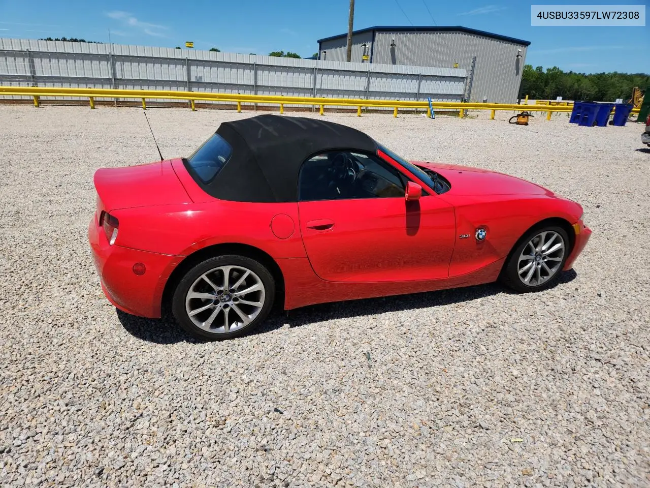 2007 BMW Z4 3.0 VIN: 4USBU33597LW72308 Lot: 52222146