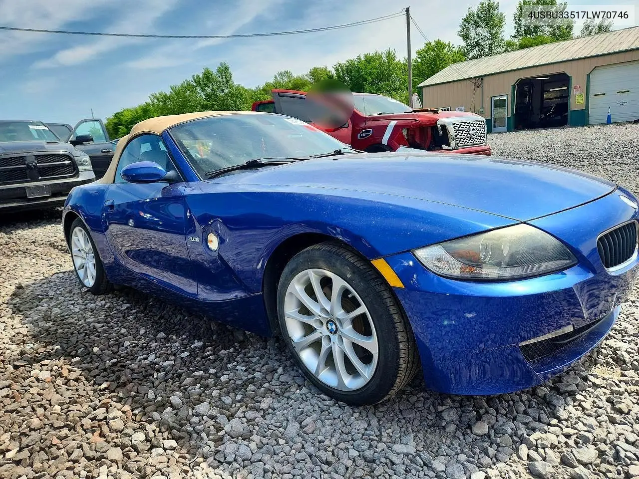 2007 BMW Z4 3.0 VIN: 4USBU33517LW70746 Lot: 54806656