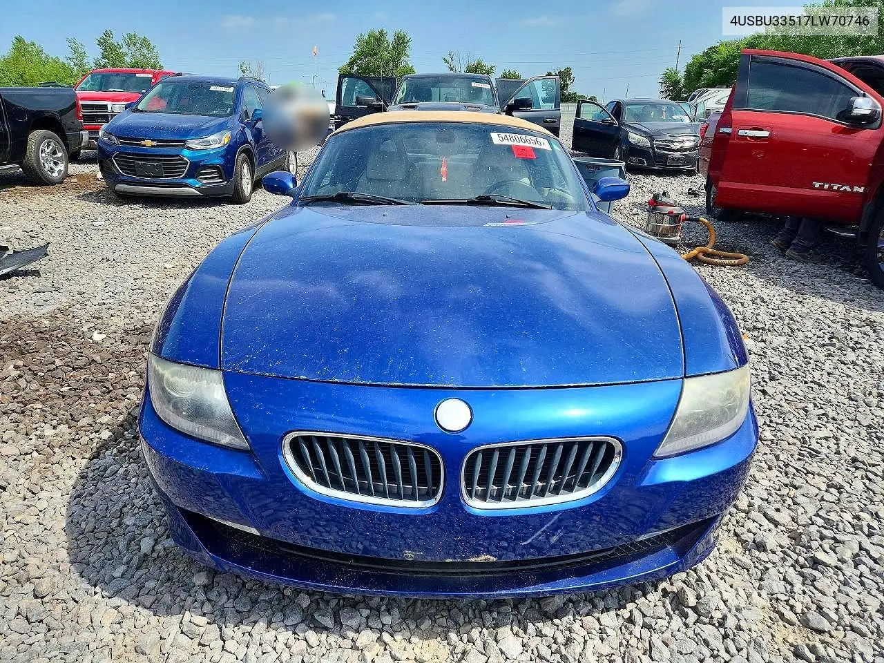 2007 BMW Z4 3.0 VIN: 4USBU33517LW70746 Lot: 54806656