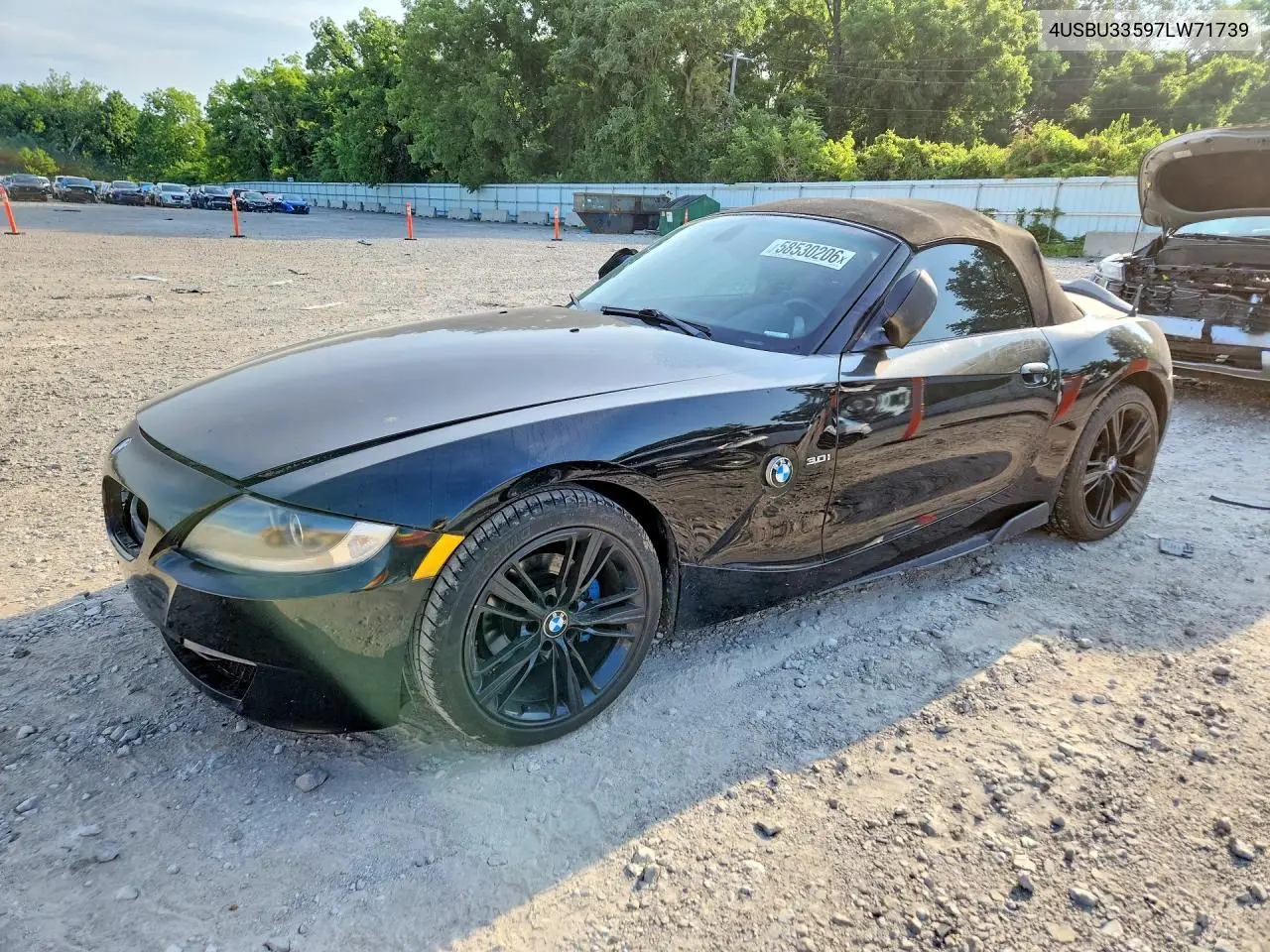 2007 BMW Z4 3.0 VIN: 4USBU33597LW71739 Lot: 58530206
