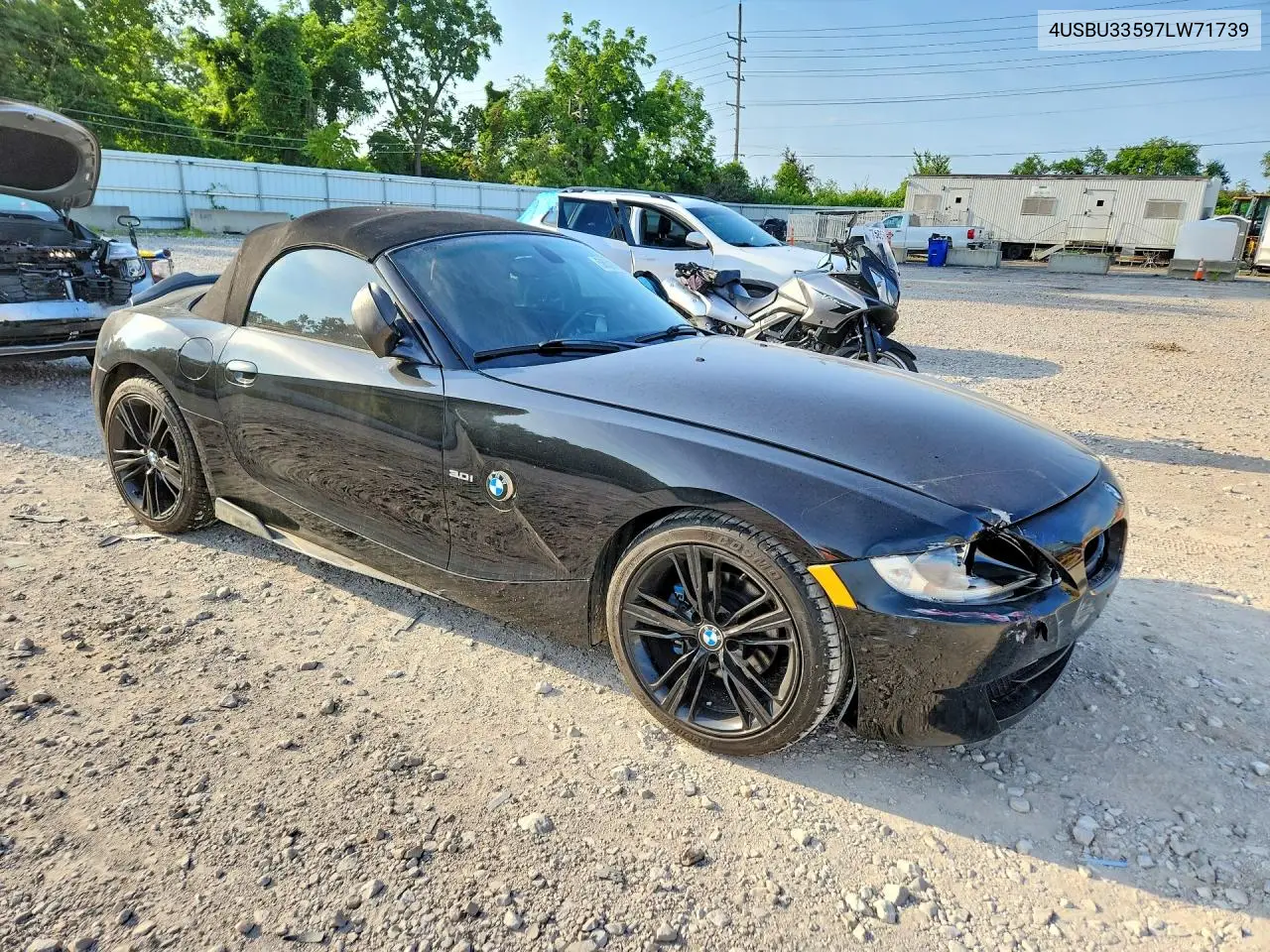 2007 BMW Z4 3.0 VIN: 4USBU33597LW71739 Lot: 58530206