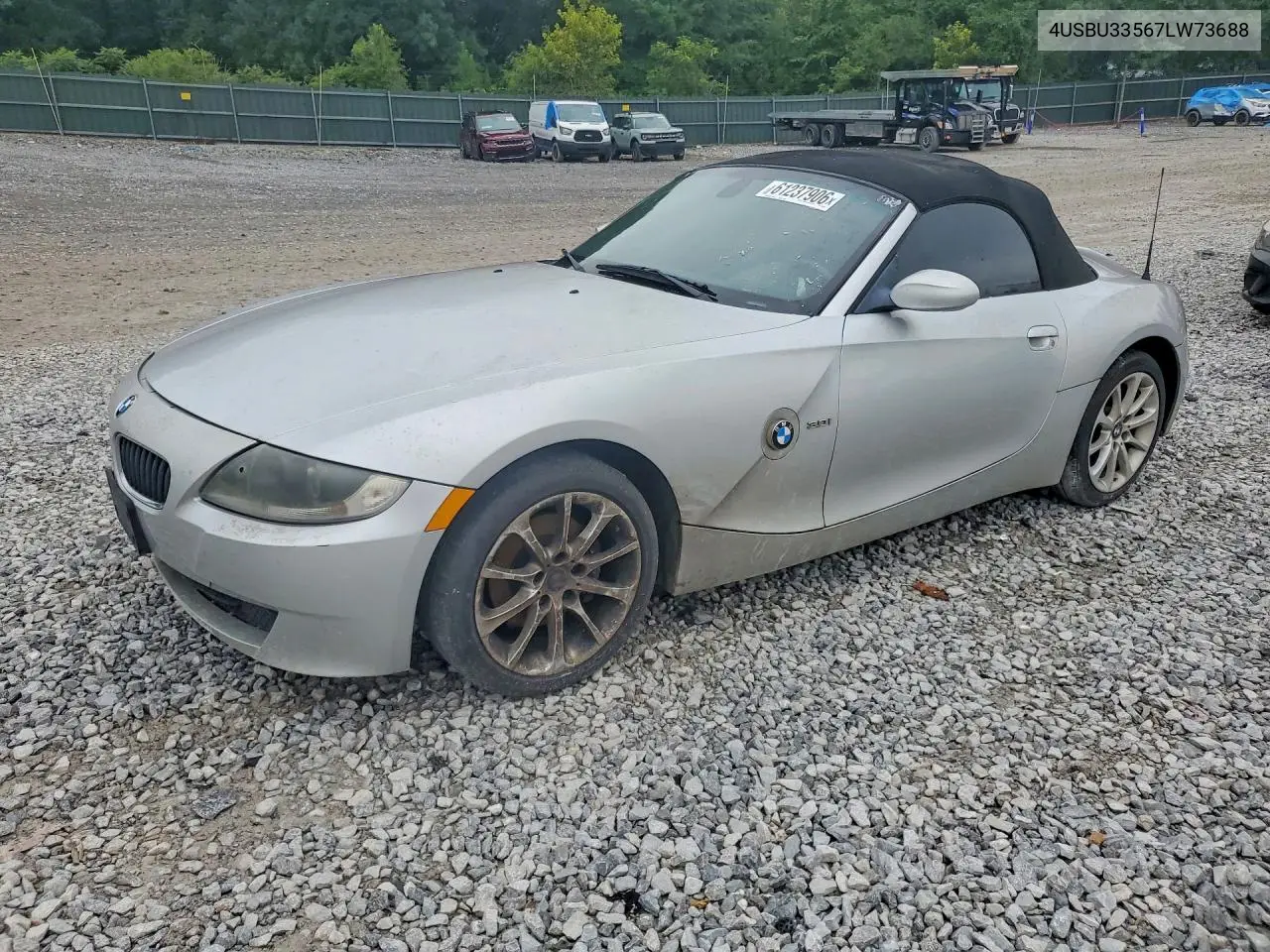 2007 BMW Z4 3.0 VIN: 4USBU33567LW73688 Lot: 61237906