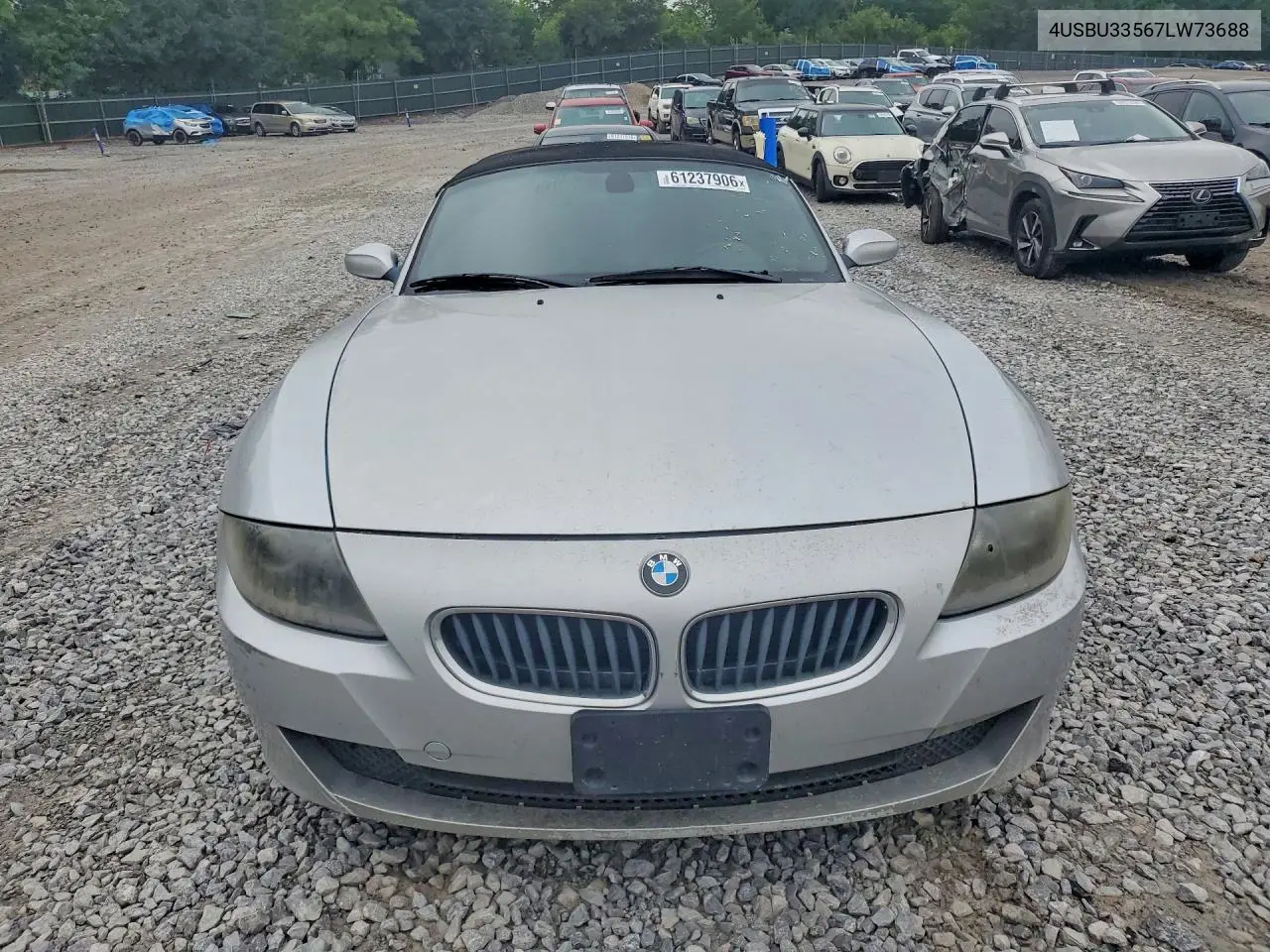 2007 BMW Z4 3.0 VIN: 4USBU33567LW73688 Lot: 61237906