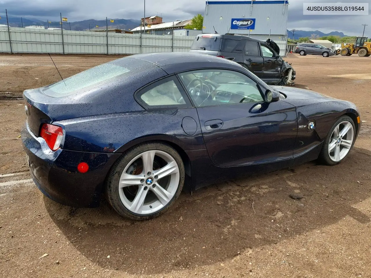 2008 BMW Z4 3.0Si VIN: 4USDU53588LG19544 Lot: 51434026