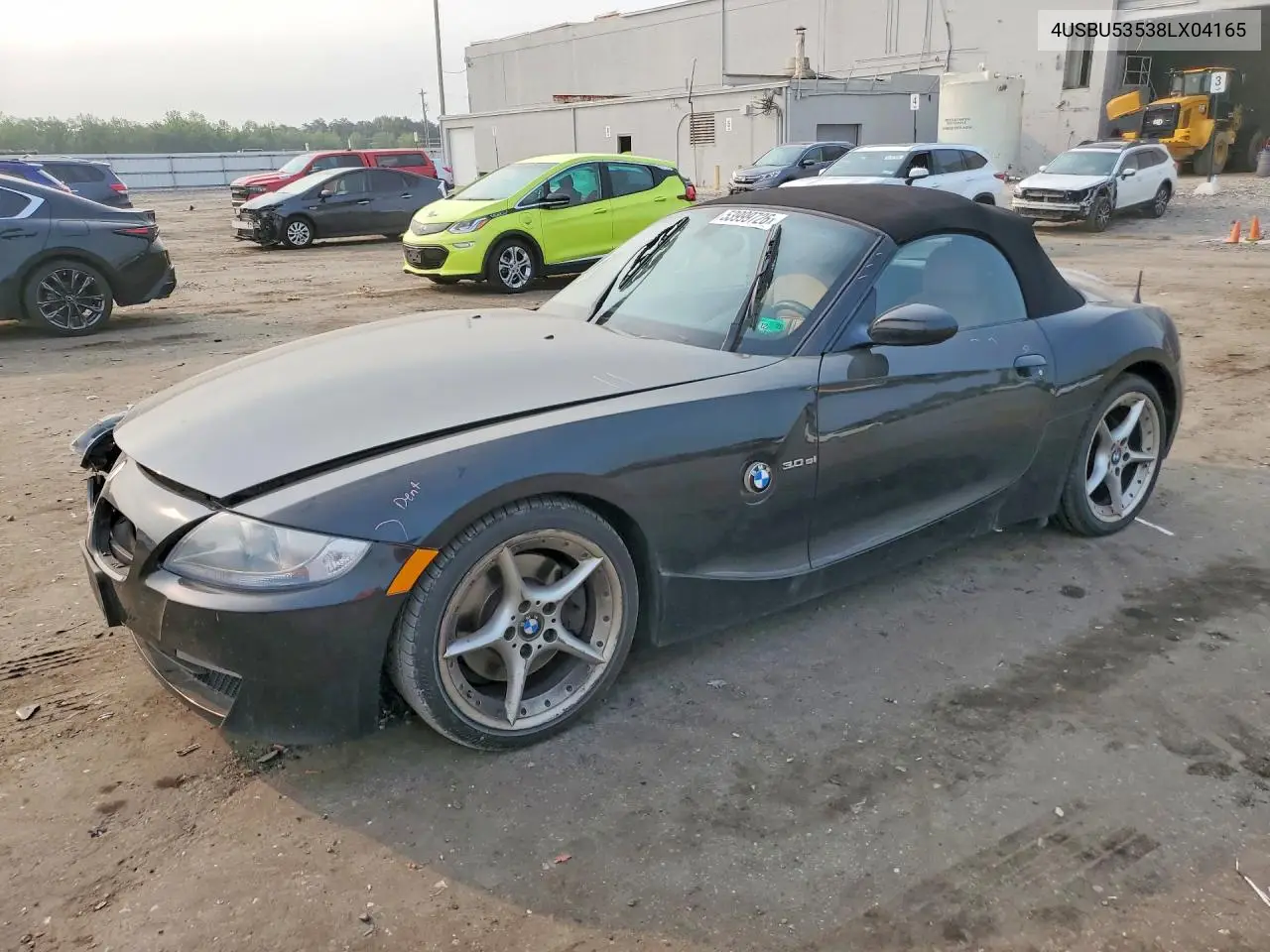 2008 BMW Z4 3.0Si VIN: 4USBU53538LX04165 Lot: 53999726