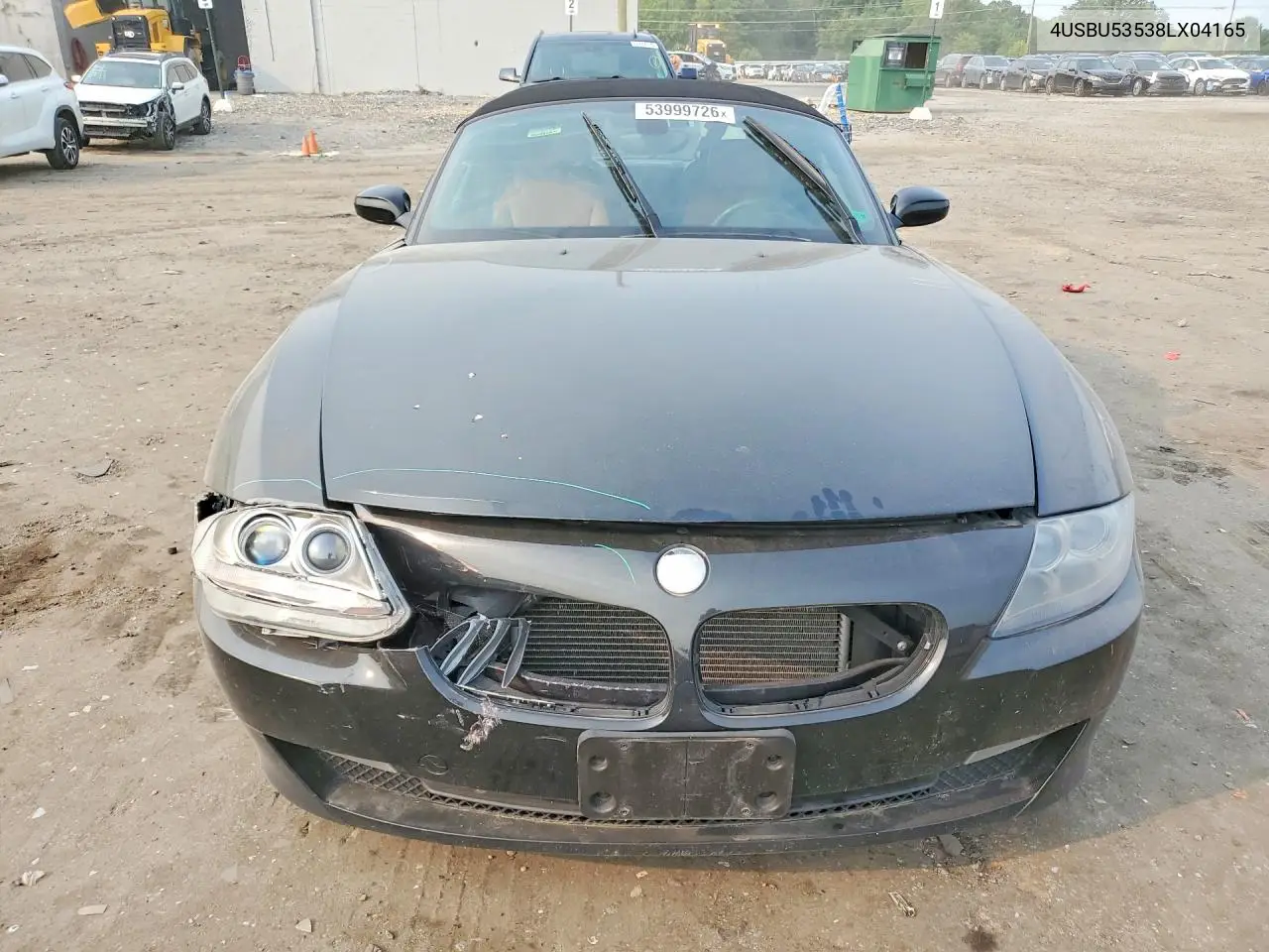 2008 BMW Z4 3.0Si VIN: 4USBU53538LX04165 Lot: 53999726