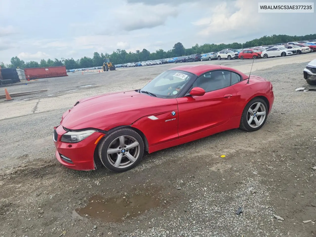 2010 BMW Z4 Sdrive30I VIN: WBALM5C53AE377235 Lot: 59287716