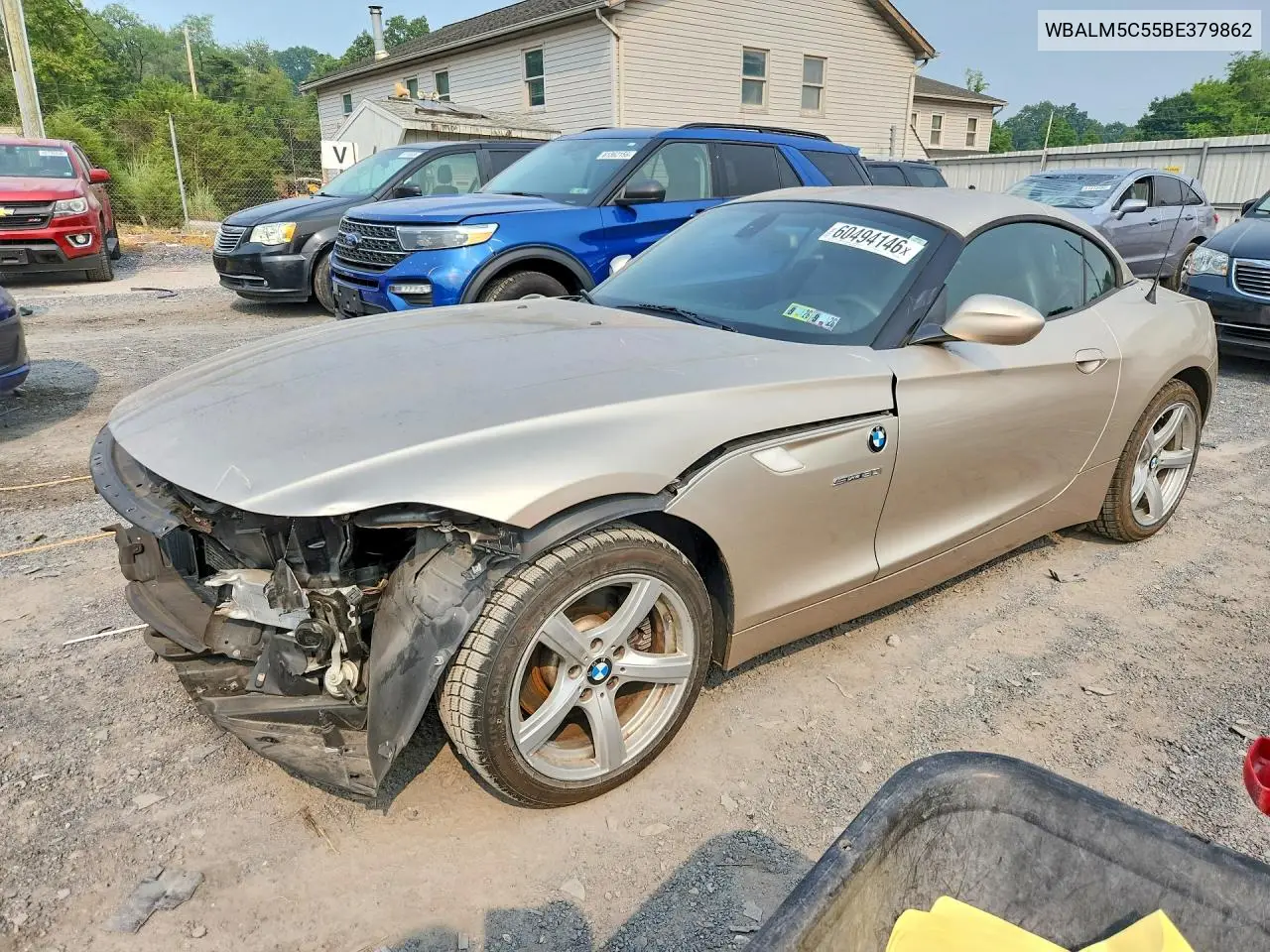 2011 BMW Z4 VIN: WBALM5C55BE379862 Lot: 60494146
