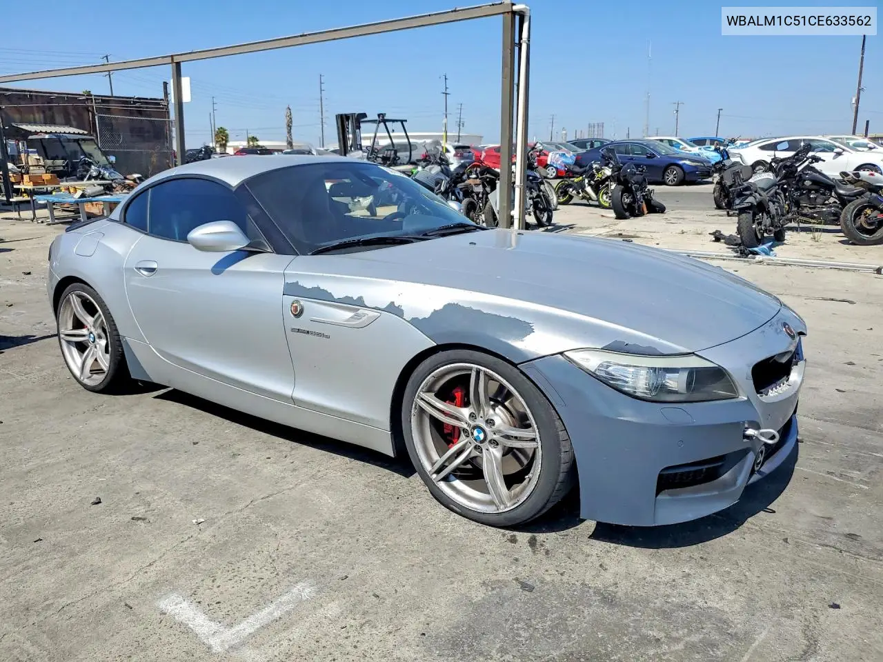 2012 BMW Z4 Sdrive35Is VIN: WBALM1C51CE633562 Lot: 60702296