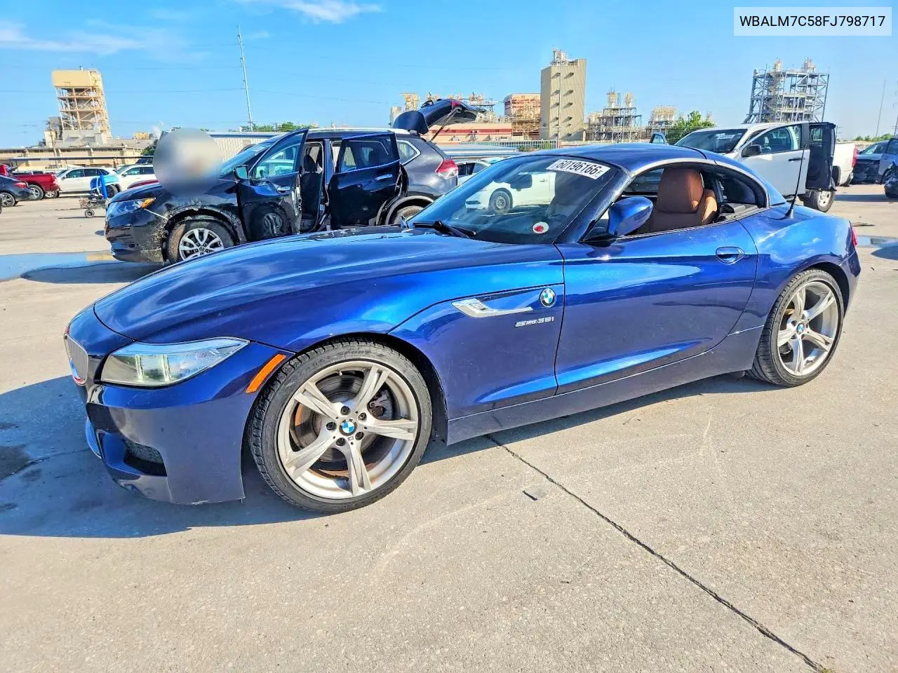 2015 BMW Z4 Sdrive35I VIN: WBALM7C58FJ798717 Lot: 60196166