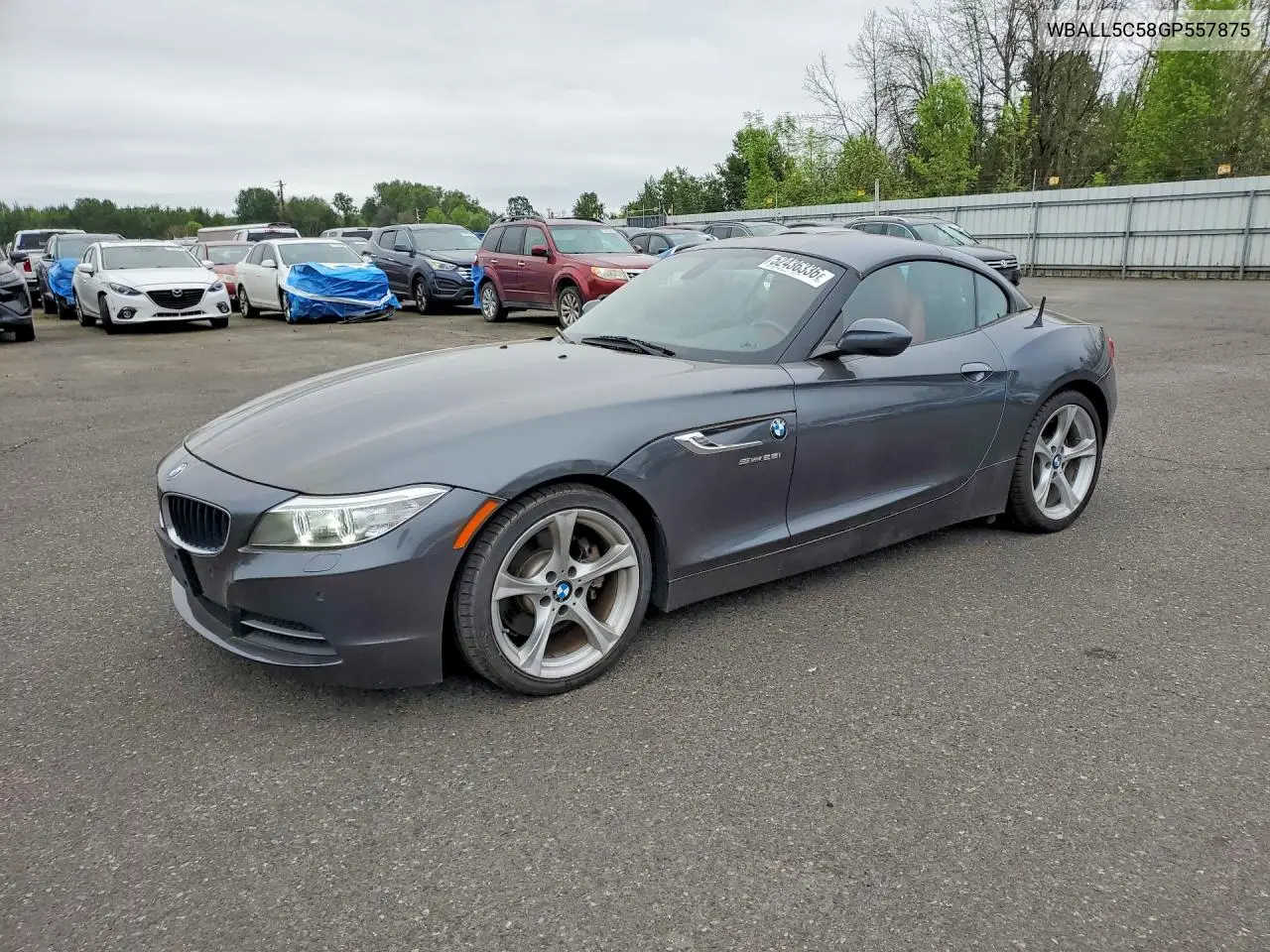 2016 BMW Z4 Sdrive28I VIN: WBALL5C58GP557875 Lot: 52436336