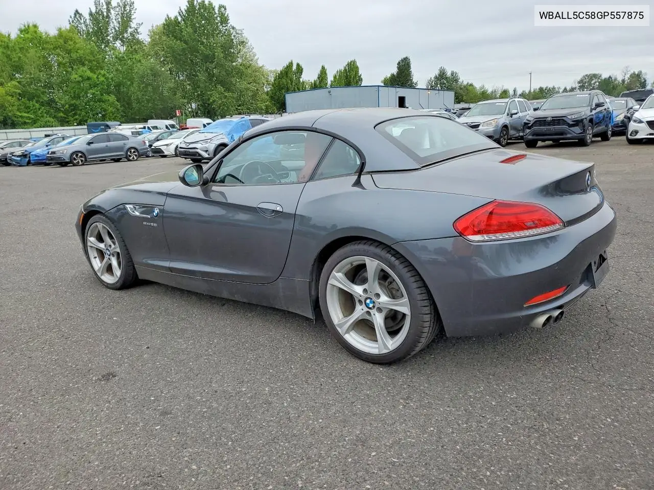 2016 BMW Z4 Sdrive28I VIN: WBALL5C58GP557875 Lot: 52436336