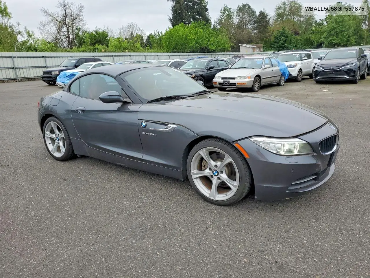 2016 BMW Z4 Sdrive28I VIN: WBALL5C58GP557875 Lot: 52436336